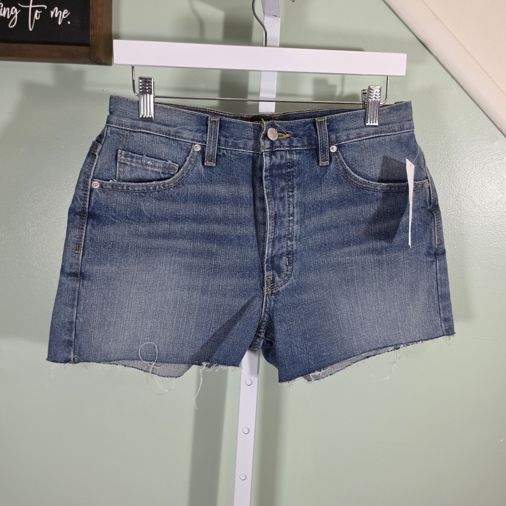 BDG Urban Outfitters Women's Boyfriend Low Rise Cut Off Shorts Button Fly Sz 27